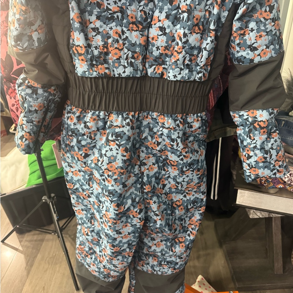 FP Movement by Free People Blue Floral Ski Jacket - Picture 6 of 11